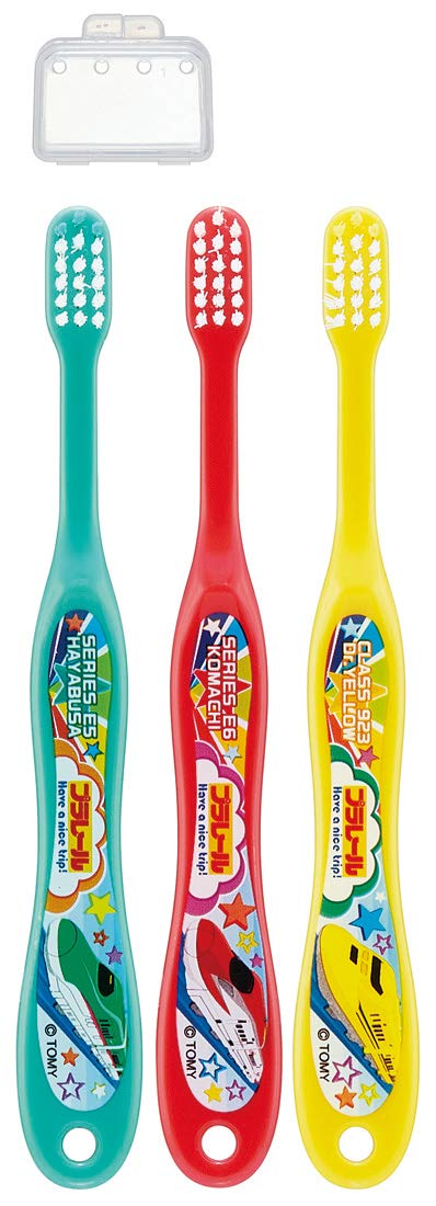 

Skater toothbrush for kindergarteners years old soft 3 pieces Plarail 19 TB5ST 3-5