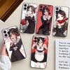 Shinomiya Kaguya Anime Kaguya-sama Love Is War Phone Case For IPhone 17 Air 16 15 14 13 Pro Max 11 12 Black Silicone Cover