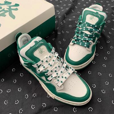 China Rich Mahjong Schnürsenkel Flache Sneaker Weiß Grün Rookie Schnürsenkel für Weiwu Cassic Basketball Schnürsenkel Zubehör