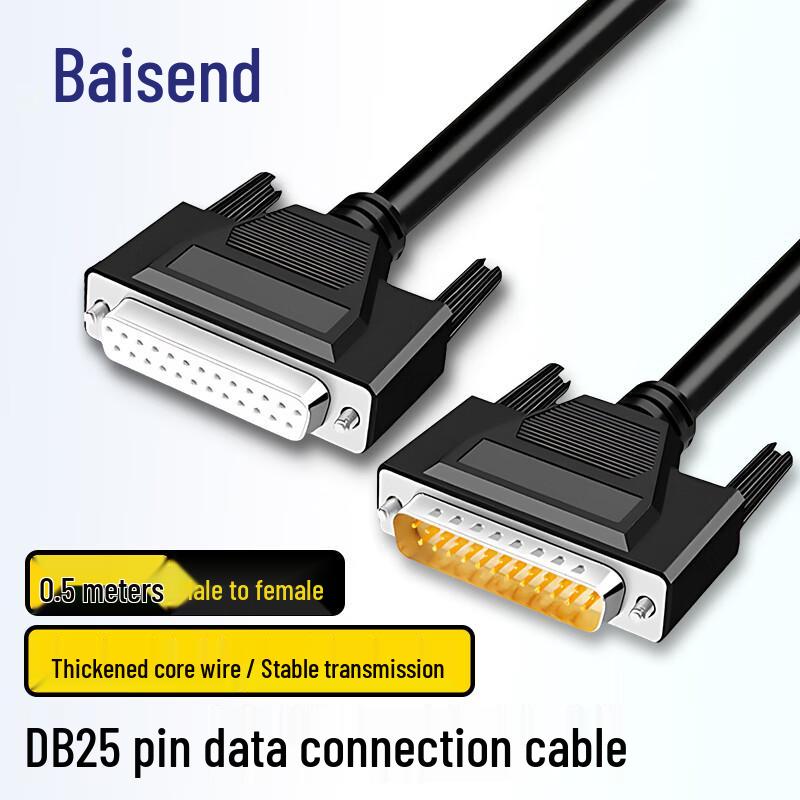 DB25 Parallel Port Extension Cable
