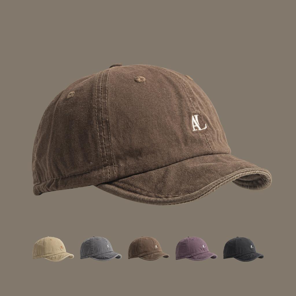 - Vintage Water-Washed Soft Brimmed Baseball Cap for Men and Women, Suitable for Outdoor and Casual Wear.
