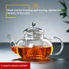 600/800/1000ml Heatable Glass Tea Set Filterable Heat-resistant Thickened Glass Teapot High Borosilicate Glass Flower Tea Pot