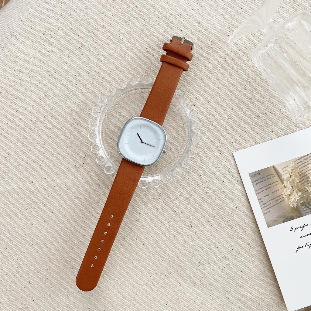 Simple Square Women Watches Leather Fashion Ladies Wristwatch Big Dial relogio feminino Female Quartz Clock Elegant Gift