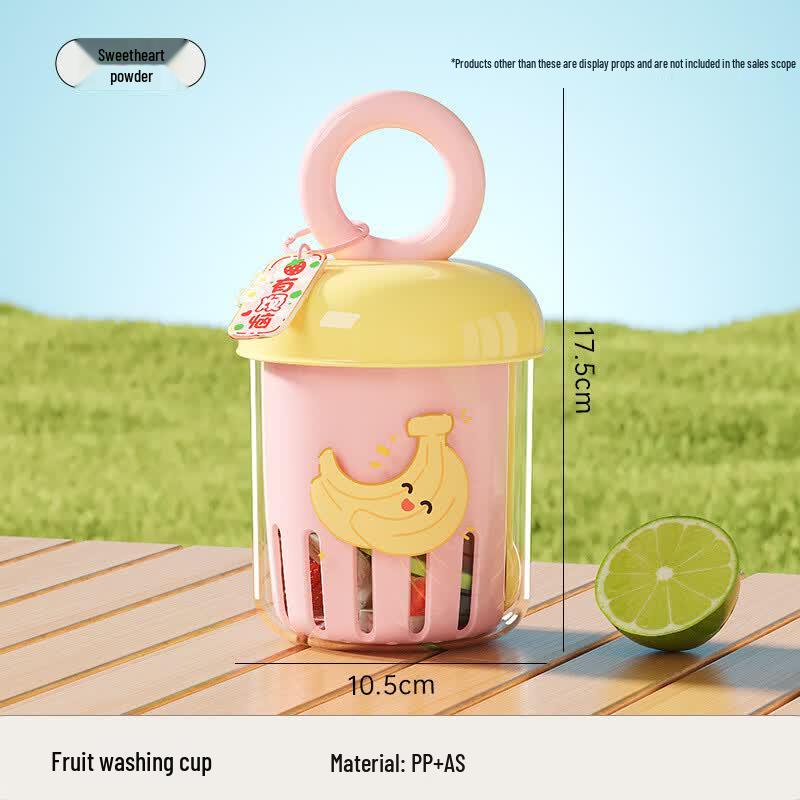 Portable Double-Layer Fruit & Salad Cup with Fork