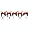 2026 Christmas Headband New Design Digital Star Antler Headband for Children Xmas Party Decoration Headwear