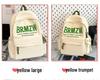Color Block Canvas Backpack for Girls – Large Capacity School Bag