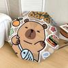 1pc Capybara Kitchen Adventure Umbrella with Plastic Handle,Suitable for All Seasons Home Travel Outdoor UmbrellaDD176