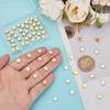 60Pcs Rack Plating Star Brass Beads, Long-Lasting Plated, Cadmium Free & Lead Free, Real 18K Gold Plated, 8x8x2.5mm, Hole: 1mm