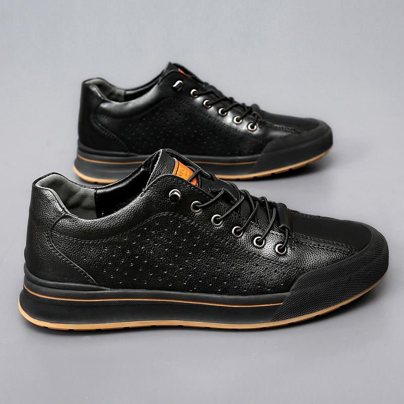 FashionWinter Men's Casual Shoes Ourdoor High Quality Men Sneakers Comfortable Handmade Non-Slip Light Soft Tennis Sport Shoes Mocassin