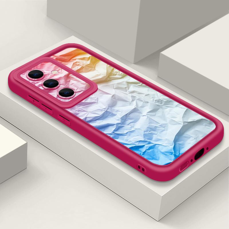 Floral Stripe Pattern Case For Samsung A57 A37 A27 A17 S26 Ultra S25 FE A56 A36 A16 A55 A35 A15 A54 5G S21 S22 S23 S24 Plus Shockproof Bumper Cover
