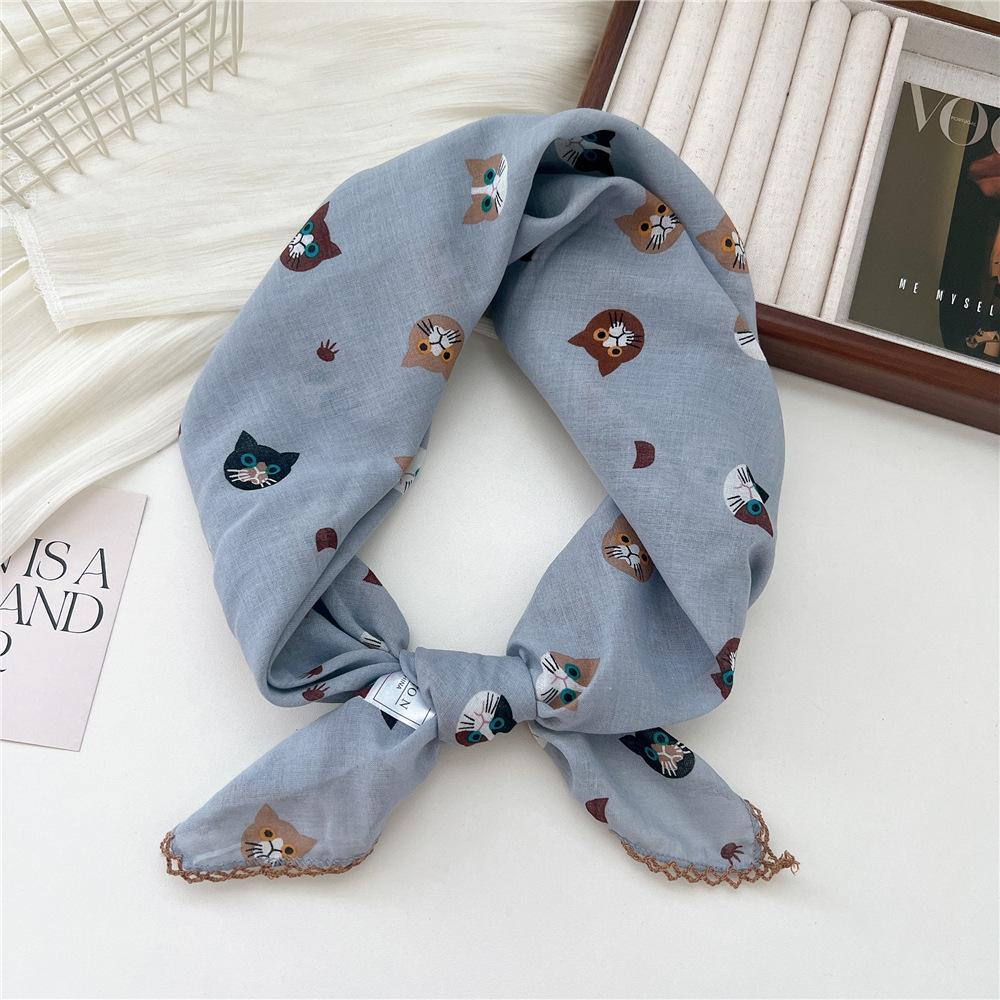 68*68cm Square Scarf Headband Accessories Handkerchief Neckerchief Hairscarf Hairscarf Bandanas