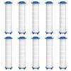 10 Shower Water Filters with PP Cotton for Enhanced Skin and Hair Care