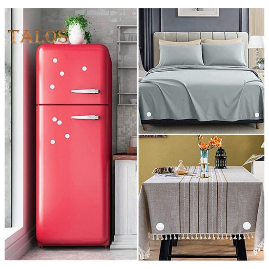 12 Pcs Shower Curtain Weights Coated Magnet Windproof No Installation Anti-slip Heavy Duty Prevent Blowing Drapery Flag Tablecloth Weights