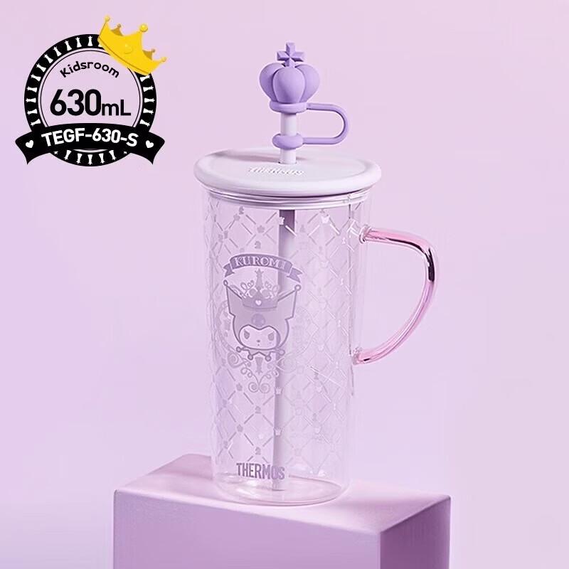 Стеклянная бутылка THERMOS, коллаборация с Kuromi