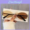 Geometric Square Sunglasses With Metal Frame Uv400 For Fashion Casual Outdoor Activities