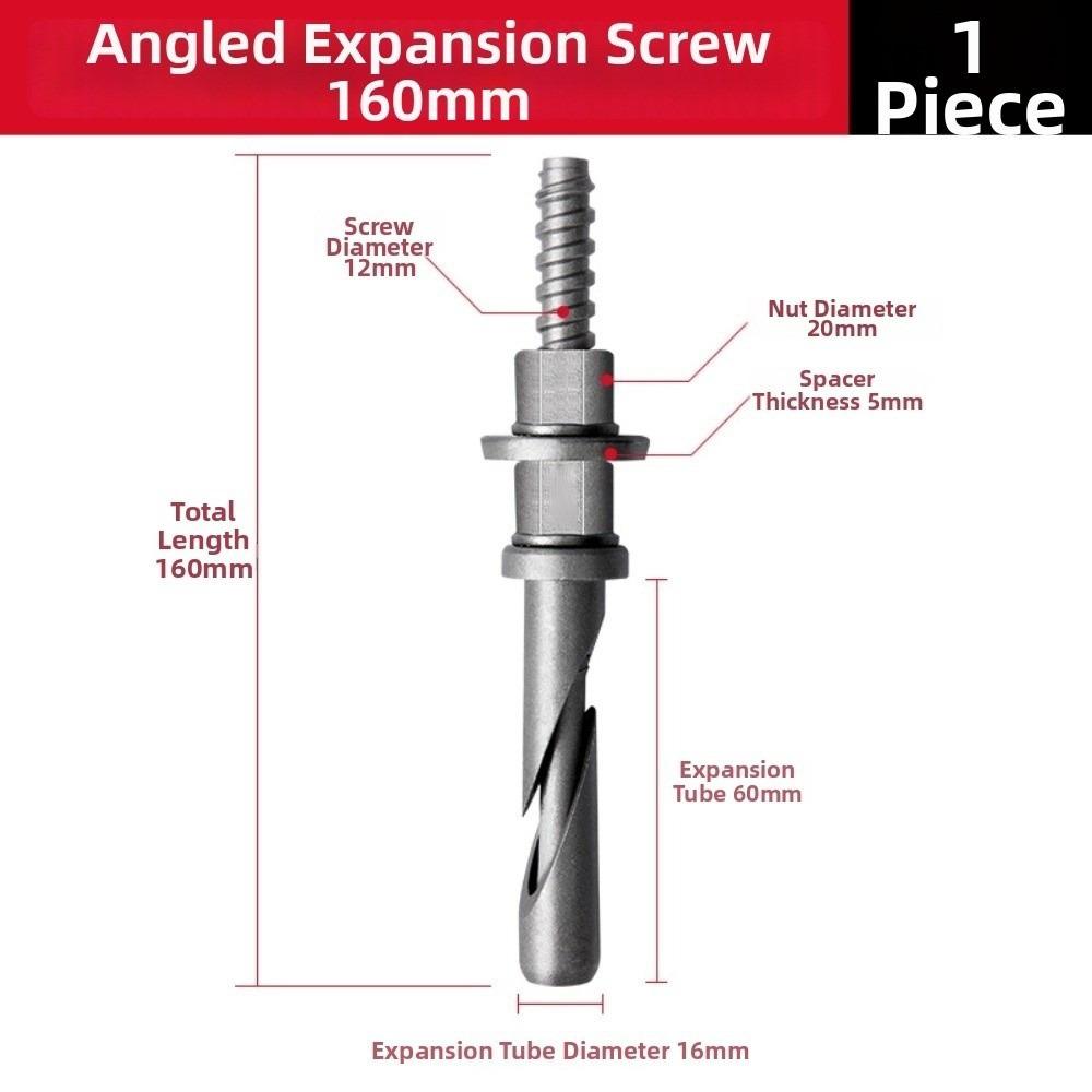 Gifts Portable 160 Mm Anchor Reuse Tool Screws Water Drill Screw Bracket Fixing The Base Adapter Water Drill