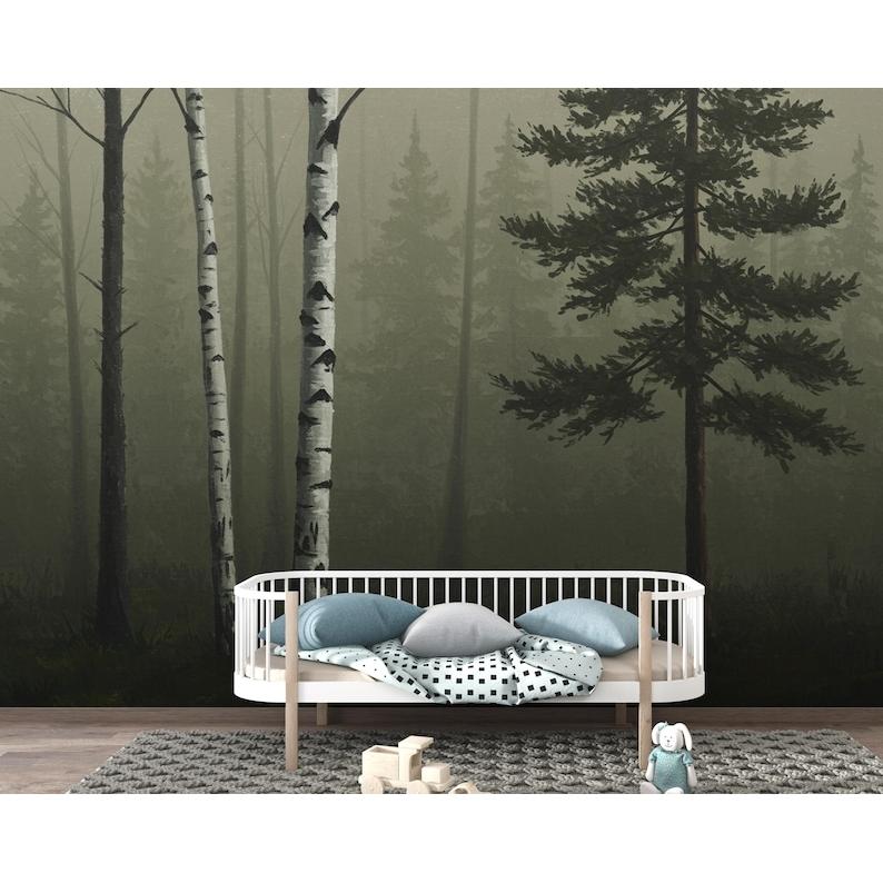 Misty Forest tapestry 75x100