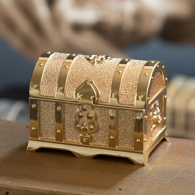 Metal Princess Jewelry Box, Treasure Box, Jewelry Storage Box, S Suitcase, Packaging Box