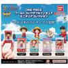 Bandai ONE PIECE World Collectable Figure Miniature Collection Complete Set of 4 Types Capsule × (Gachapon Toy)