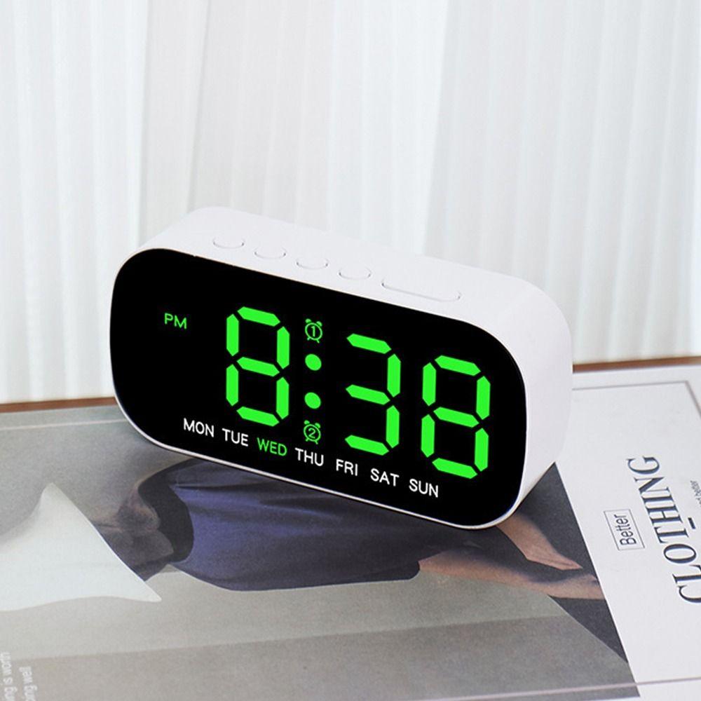 5 Levels Brightness Digital Alarm Clock Temperature Display Table Clock  Temperature Display