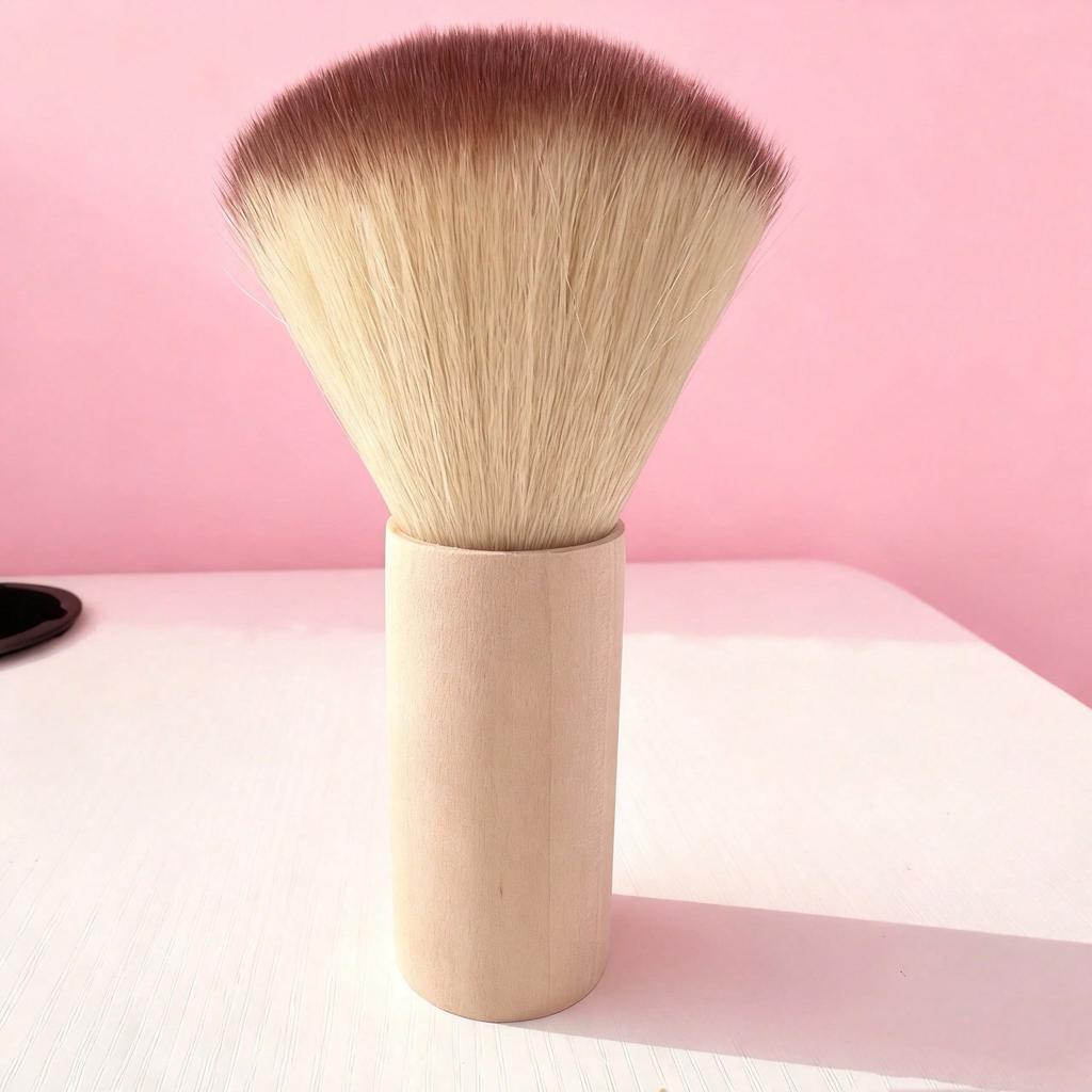 Broken hair bristles sweep large dust brush hair salon special neck broken hair cleaning brush wood brush beard brush