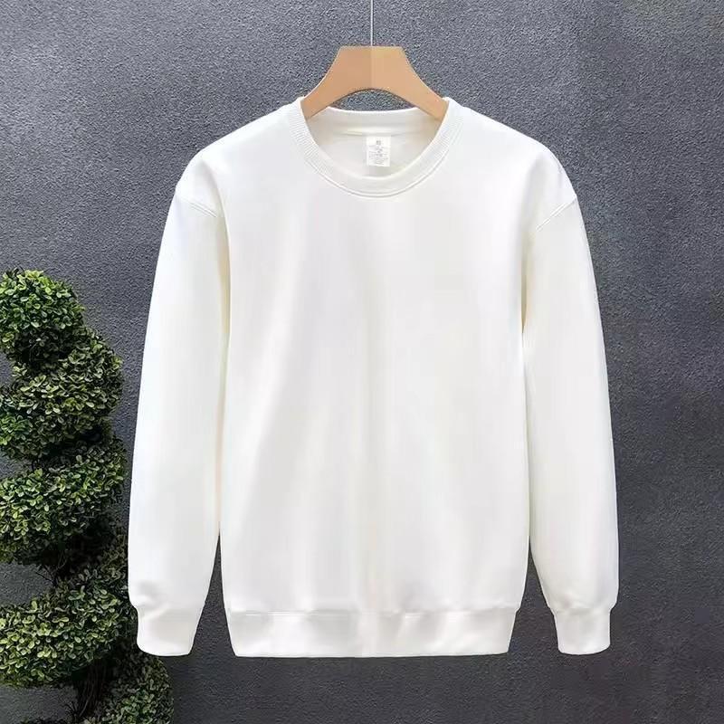 Korean Style Women's Loose Round Neck Hoodie - Autumn/Winter Long Sleeve, Versatile and Fashionable