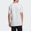 Adidas Originals Trefoil Sport Print Logo T-Shirt Men Tops White FK9974