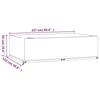VidaXL Garden Lounge Covers 2 Pcs 12 Eyelets Rectangular 3155352