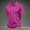 Men's Color Short Sleeve T-Shirt Casual Loose Fit Breathable Tee