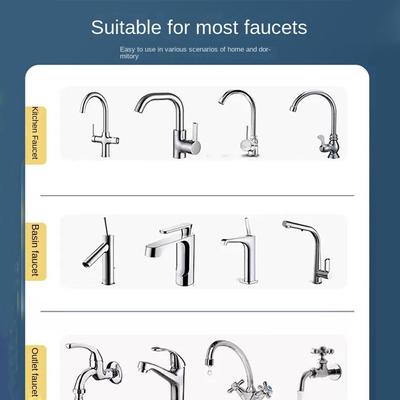 360° Rotatable 6 Layers Faucet Filter Kitchen Tool Sink Bathroom Accessories Bubbler Filtration Faucet Splash-proof Shower