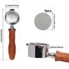 51mm Coffee Machine Part Water Distribution Net Bottomless Coffee Portafilter
