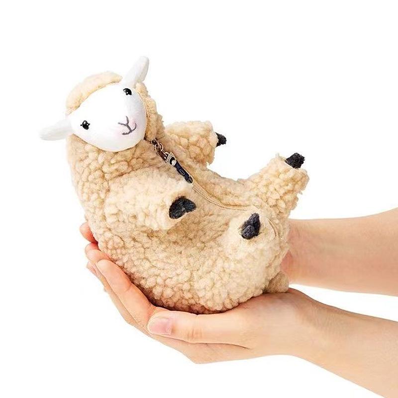 Cute Plush Sheep Doll 16cm Rokkosan Pasture Detachable Soft Simulation