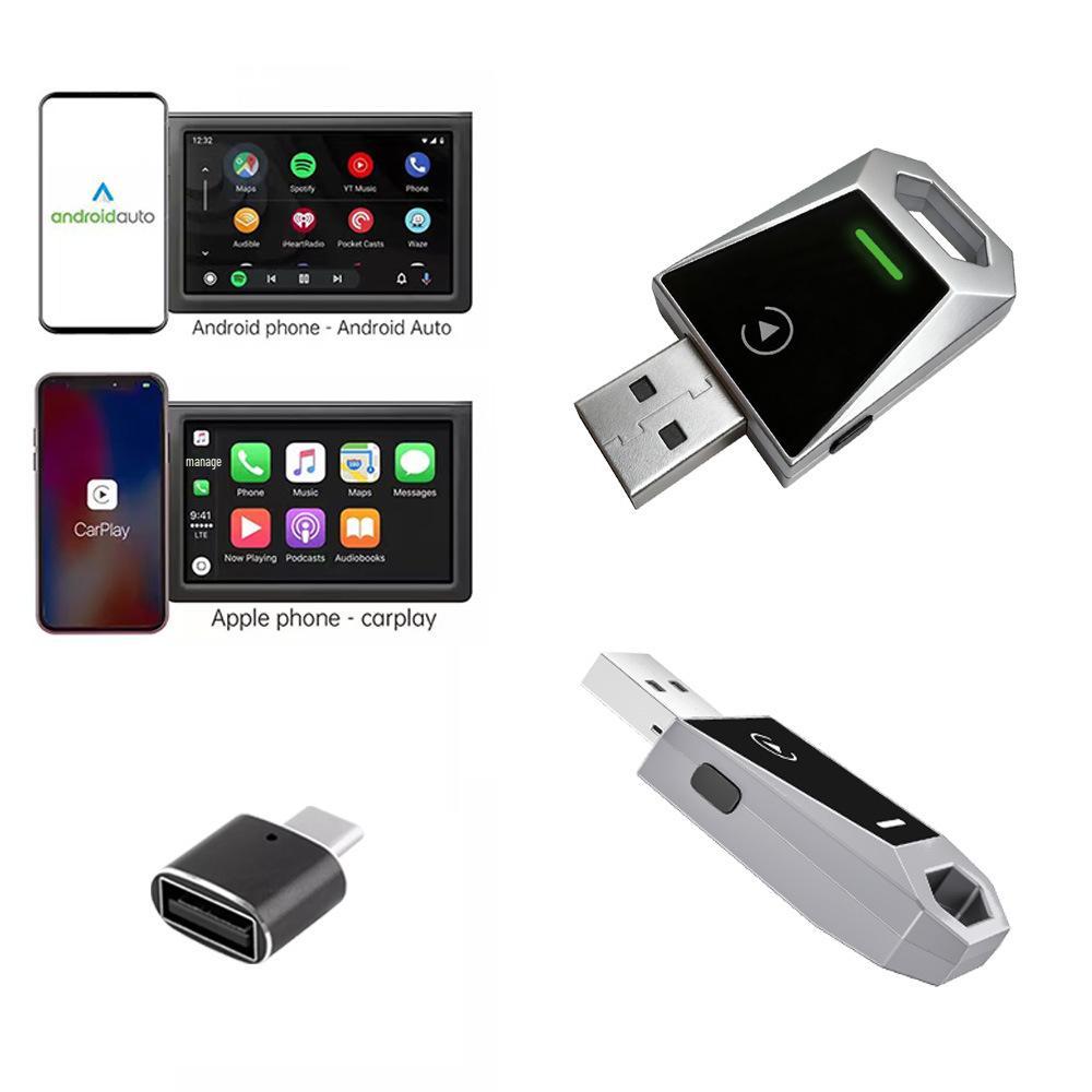 

Apple CarPlay Box: AIBOX Converter for Wired to Wireless Android Auto Navigation