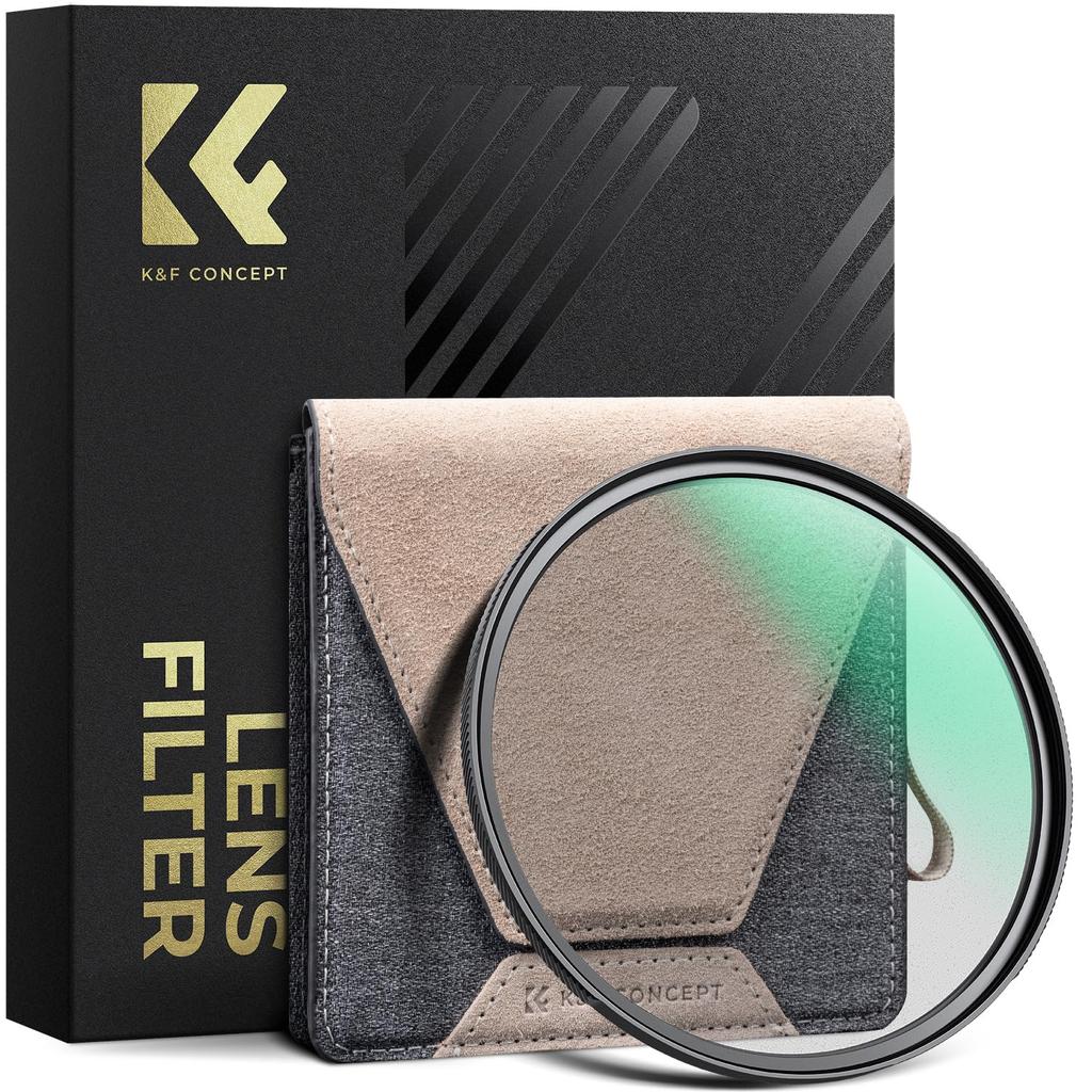 Concept 82mm Black Mist Softening Reflectivity Brass No Color Cast K&F 1/4" Filter, Effect, Water-Repellent, Smudge-Resistant, Scratch-Resistant,