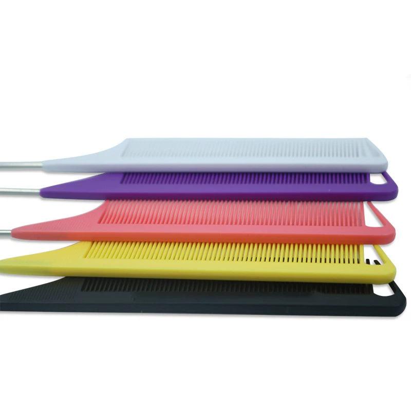 Stalen Naald Highlighting Kam - Antistatische, Hittebestendige Styling Kam met Puntige Staart