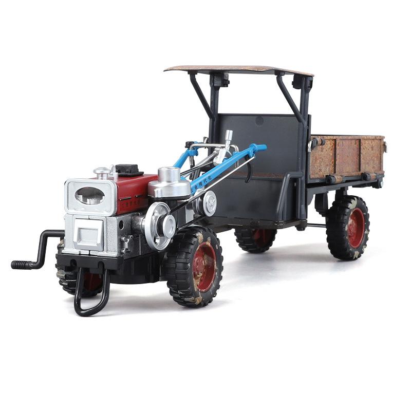 

Спрей 1/24 Шагающий трактор Сплав Литой Сельскохозяйственный трактор Модель Звук Свет Игрушка Ретро Коллекция Украшения Подарок для друзей