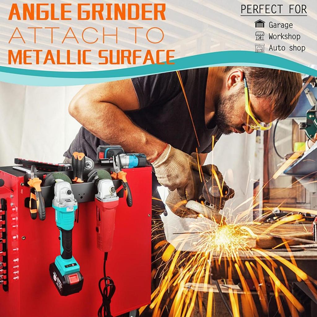 Angle Grinder Holder, Wall Mount Bracket ,Cord Hanger, Stand for Cutter Waxing