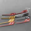 1Pc Car Styling New Long S R Letter Trunk Emblem Logo Badge Sticker For GTR GTS C63S E63S GLC63S GLE63S