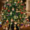Holiday Beading Materials DIY Handmade Beaded Mini Tabletop Christmas Tree Kit, Crystal Bead Xmas Craft Material Package Set, Desktop Ornament