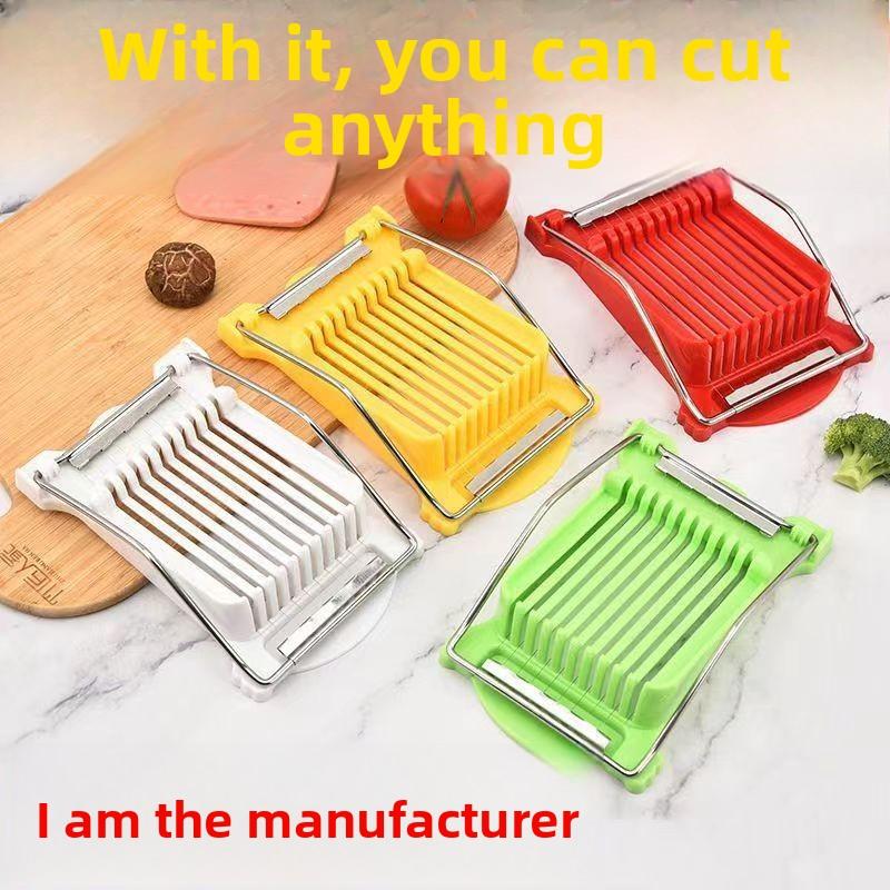 Ham sausage slicer, cutting and dicing artifact, luncheon meat slicing tool, preserved egg egg slicing, fruit divider