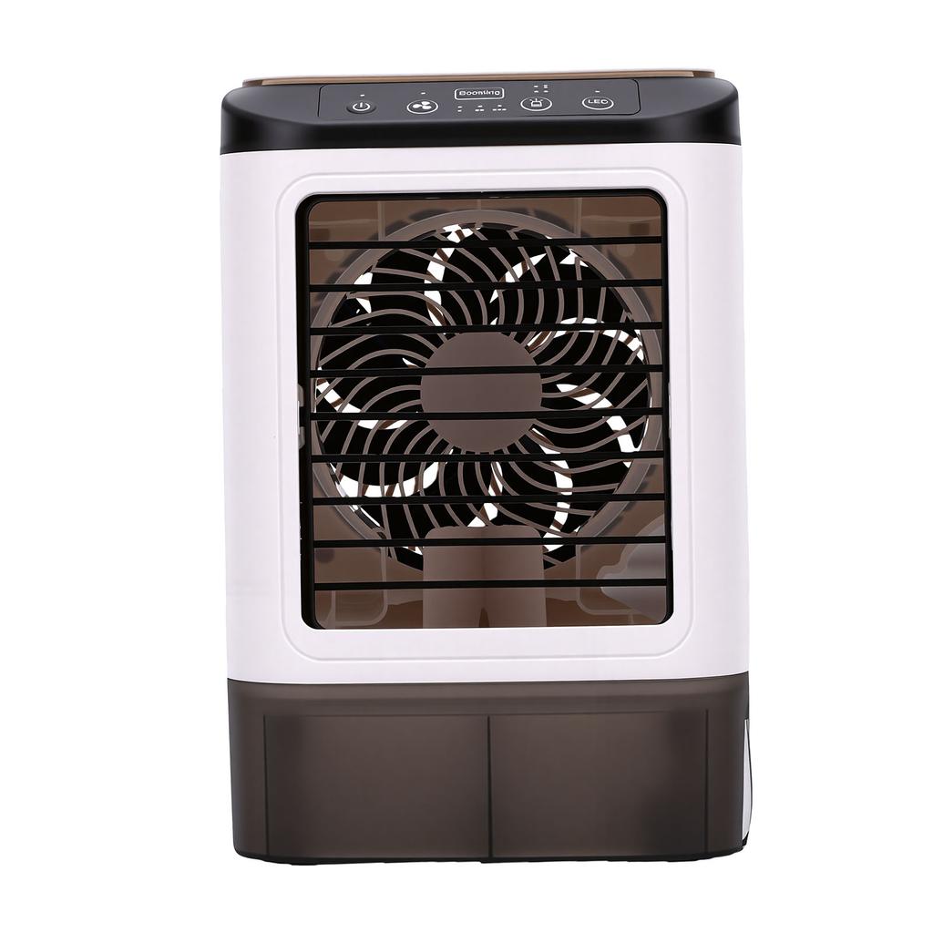 Portable Air Conditioner Mini Air Cooler Humidifying Fan with 3 Speed 2 Mist Cooling for Desk Nightstand Home Office