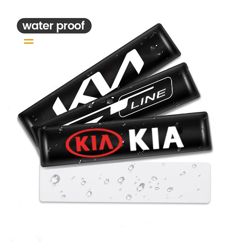 RGC1 3D Epoxy Car Interior Exterior Decoration Sticker for Kia Sportage Ceed Picanto Rio ProCeed Niro 5 3 4 K7 K5 K8 K3 Ray K9