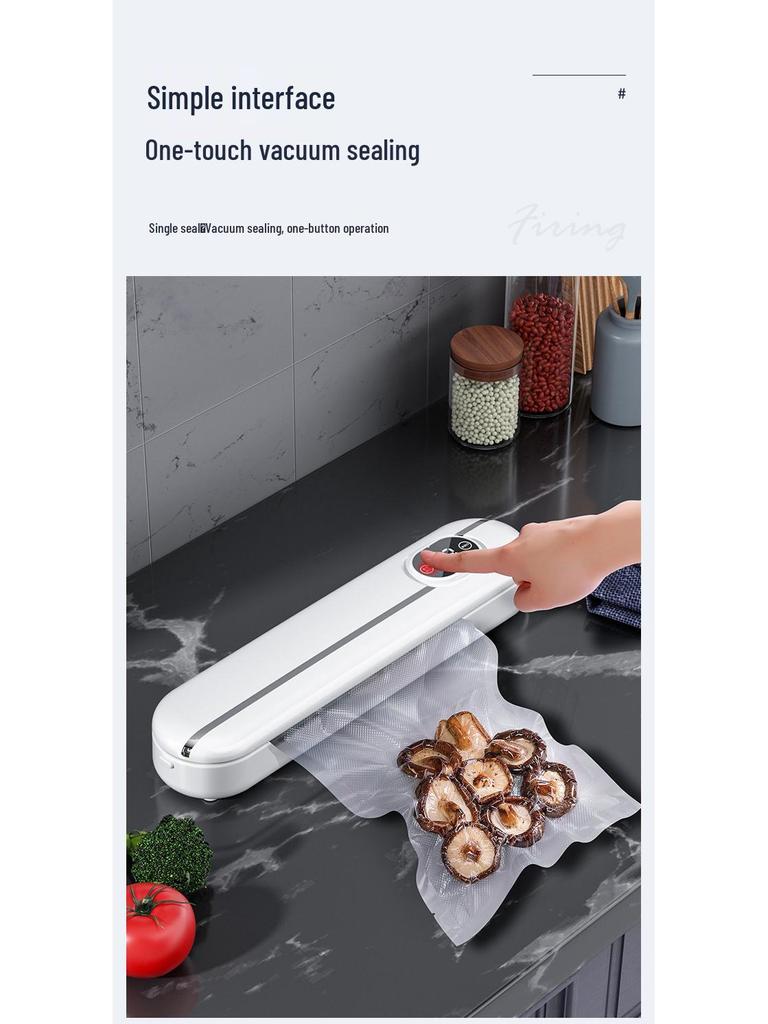 Household Automatic Vacuum Sealer and Food Freshness Machine