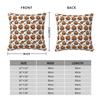 Custom Halloween Horror Pumpkin Harvest Pillowcase Chair Cushion Cover Square Pillowcase