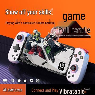 2025 Wireless Gaming Controller for Genshin Zenless Zone Zero: Stretch Handle Bluetooth Gamepad