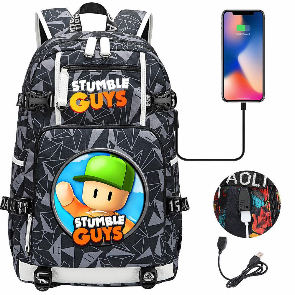 Game Merchandise Collision Party Usb Print Teen Middle School Schoolbag Men and Women Leisure Travel Backpack