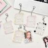 MINKYS Cute Star Acrylic 3 Inch Kpop Photocard Holder Photo Card Holder Bag Pendant School Stationery