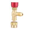 1/4''‑5/16'' Brass  Control Valve for Refrigerant Charging Hose R410A Brass  Control Valve Valve  Control Valve