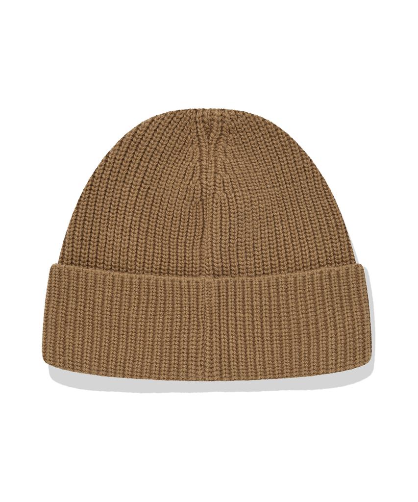 COVERNAT Wappen Point Middle Beanie Beige