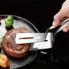 Edelstahl BratSchaufel Clip Multifunktionale Steak BBQ Zange Braten Fisch Spatel Clip Haushalts Küchenwerkzeug Brot Clip